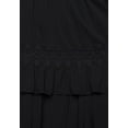 thumbnail image 5 of LASCANA Women's Ruffle Open Back Dress Lace Trim, 5 of 5