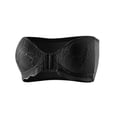 thumbnail image 3 of DDAPJ pyju Women's Lace Strapless Bra Front Closure Push Up Bras Blackless Bandeau Underwire Bralettes Underwear Tube Top Black L, 3 of 6