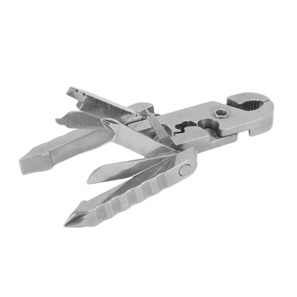 Multiherramienta 15 en 1 de acero inoxidable multifunción EDC, herramienta de bolsillo plegable, alicates para exteriores, combinación de herramientas y destornillador