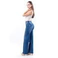 thumbnail image 2 of Jeans Wide Leg Fit /Juvenil, 4061 (Azul medio)) azul 9, 2 of 3