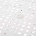 thumbnail image 5 of Noble House Phoenix 68" Traditional Aluminum Patio Dining Table in White, 5 of 8