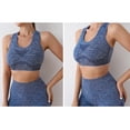 thumbnail image 2 of Conjunto De Yoga Trajes de ropa deportiva para mujer Traje deportivo sin costuras portátil Artículos deportivos elásticos, 2 of 7