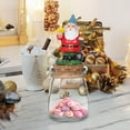 thumbnail image 4 of Gnmfd Christmas Elf Candy Jar Ornament, Cute Resin Glass Container for Snacks Sweets, Holiday Dwarf Decor for Christmas Tree Winter Party Indoor Outdoor Decor, 4 of 5