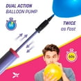 thumbnail image 3 of Balloon Pump Hand Held, Inflator Air Pump for Balloons - 2Way Dual Action, Friends can Help - Sturdy Ballon Inflator Pump, 3 of 5