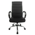 thumbnail image 2 of Furniture of America Damse Faux Leather Large Adjustable Office Chair in Black, 2 of 9