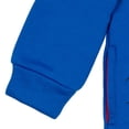 thumbnail image 6 of Marvel Avengers Big Boys' Graphic and Cosplay Fleece Pullover Hoodie Captain America Blue, 6 of 7