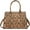 Beige, variant on Women's Classic Snake Printed Top Handle Satchel Bag PU Leather Elegant Crossbody Shoulder Bag Work Handbag and Purse