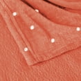 thumbnail image 6 of BNM Polka Dot Plush Soft Fleece Blanket, Twin, Creamsicle, 6 of 9