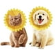 thumbnail image 1 of Collares antimordidas para perros y gatos, protección ajustable, cómodo collar de recuperación de cono para perros y gatos con lindo patrón de girasol amarillo, (S) ZefeiWu 8390605283567, 1 of 1