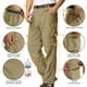 thumbnail image 4 of Pantalones de senderismo Jessie Kidden, convertibles, de secado rápido, para hombre, color caqui, 4 of 9