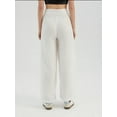thumbnail image 6 of High Waist Straight Leg Trousers with a Front Tie, 6 of 6