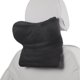 thumbnail image 1 of Almohada para reposacabezas de automóvil ergonómica, soporte para cuello, cachemira, espuma de memoria, negro, 1 Pcs, 1 of 7