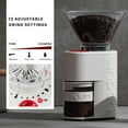 thumbnail image 4 of Molino de café eléctrico Bodum Bistro de muelas cónicas, 12 ajustes, blanco, 4 of 7