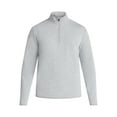 thumbnail image 4 of Athletic Works Men's and Big Men's Fusion Double Knit Quarter Zip Sweatshirt Jacket, Sizes S-3XL, 4 of 4