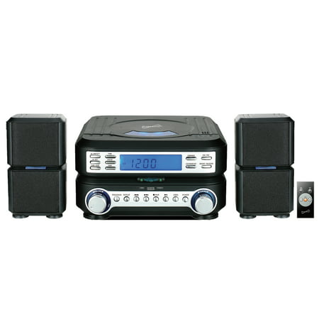 Supersonic Portable Micro System with BT ,CD Player, AUX Input & AM/FM