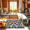 thumbnail image 3 of Floral Spring Large Dish Drying Mat for Kitchen Counter 18x24 Microfiber Absorbent - Foldable, Non-Slip, Compact Kitchen XL Drying Mats for Dishes, Countertops, and Cookware, 3 of 7