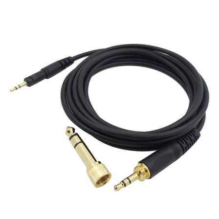 Replacement Cable for Audio-Technica ATH-M50X M40X M60X M70X Headphones 6.35mm