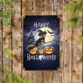 thumbnail image 2 of Happy Halloween Yorkshire Terrier Witch Pumpkins Bats Vertical Metal Aluminum Sign Yorkie Dog Lover Gifts Wall Art Home Decor - 13012, 2 of 5