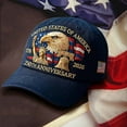 thumbnail image 2 of 250 Anniversary USA Hat, Eagle & Liberty Hat United States 250th Anniversary Hat Adjustable Bald Eagle Printed Patriotic Baseball Cap for Men Women, 2 of 8
