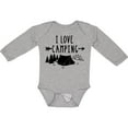 thumbnail image 3 of Inktastic I Love Camping- Tent and Trees Boys or Girls Long Sleeve Baby Bodysuit, 3 of 5