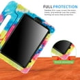 thumbnail image 5 of HDE iPad Mini 6 Case Kids Shock Proof Cover with Built-In Screen Protector Handle Stand for 6th Generation iPad Mini 2021 (8.3 Inch) - Tie Dye, 5 of 7
