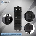thumbnail image 3 of ECCPP Power Window Switch Door Lock Switch Front Driverâ€s Side Fits For 2007 For Nissan Sentra DWS1054 1S14491 901-828 2007-2012 Sentra, 3 of 6