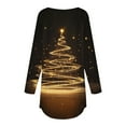 thumbnail image 5 of Winter Saving Talove Long Sleeve Shirts for Women Graphic Printed Sweatshirt Women Fall Clothes Fall Winter Tunic Tops Blouses Womens Tops Long Sleeve Dressy Christmas Shirts, 5 of 5