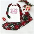 thumbnail image 2 of Zwiiyzr Family Christmas Pajamas Matching Sets for Kids Boys Girls Christmas Lattice Print Long Sleeved Jumpsuit Family Parent-Child Wear Kid Red-Kids, 2 of 5