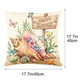 thumbnail image 3 of Summer Pillowcase Blue And Theme Print Soft Breathable Fabricsofa Bedroomcourtyard Decorative Cushion Cover, 3 of 5
