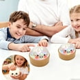 thumbnail image 1 of YiJuHui Slow Rising Squishy Toy, Glitter Steamed Bun Stress Relief Fidget Toy, Kawaii Cute Simulation Dumpling, Sensory Anxiety Relief for Adults, Desk Decor Party Gift, 1 of 5