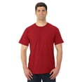 thumbnail image 1 of Jerzees T-Shirt Ras du Cou à Manches Courtes avec Poche pour Hommes DRI-POWER Active, L, True Red, 1 of 2