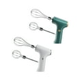 thumbnail image 3 of BE-TOOL Electric Household Handheld Electric Egg Beater with 2 Stirring Rods Egg White Cream Whisk Mixer 3 Levels for Kitchen USB Charge Green, 3 of 8
