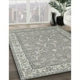 thumbnail image 3 of Ahgly Company Machine Washable Indoor Rectangle Traditional Granite Gray Area Rugs, 5' x 7', 3 of 7