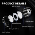 thumbnail image 4 of 2 luces LED para zapatos Croc (color dorado), faros delanteros para Croc, luces pequeñas, 2 luces LED divertidas para zapatos Crocs, luces LED pequeñas para adultos y niños Crocs G, 4 of 5