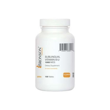 La vitamine B-12 1000mcg comprimés sublinguaux (100) Ct