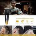 thumbnail image 4 of TFixol Adjustable Blade LCD Display High-Power Hair Clipper for Men, Black & Gold, Includes Lubricant, 4 Combs, Brush, USB Cable, 180 Min Runtime, 110-240V, 5W, 1500mAh Battery, 4 of 6