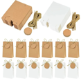 thumbnail image 1 of 50Set Kraft Paper Gift Box with Rope Retro Candy Cookie Bag Wedding Birthday Supplies Packaging, 1 of 7