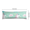 thumbnail image 6 of Long Body Pillow Cover - Soft & Breathable, Hidden Zipper, 20"x54", Magical Unicorn & Rainbow Print - Perfect Gift for Fantasy Lovers, Side Sleepers, Kids & Teens Room Decor, 6 of 7