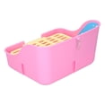 thumbnail image 3 of Small Animal Litter Box Toilet, Easy To Install Stable Plastic High Hardness Small Animal Toilet  for Hamsters Rabbits Blue,Yellow,Pink,White, 3 of 7