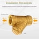 thumbnail image 2 of Forged Brass YStrainer, Brass Filter, DN15/DN20/DN25 Internal Thread YShaped Brass Screen Filter Valve Connection For WaterOil Separation(A), 2 of 5