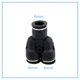 thumbnail image 2 of Puerto de 3 vías en forma de aire neumático neumático 12 mm 8mm 10mm 6mm 4mm SOBREDOSIS Tubo de manguera Push en conectores de accesorios de plástico de gas de gas accesorios rápidos, 2 of 4