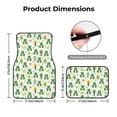 thumbnail image 5 of Vsdgher Funny Toad Car Foot Mat Set of 4 Pieces Universal Floor Liner Car Accessories Fits Most Cars, Trucks, Vans, sedans, SUV, 5 of 7