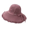thumbnail image 5 of SPRING PARK Sun Visors for Women Hollowed-out Sun Protection Hat Beach Sun Hats Packable Straw Cap, 5 of 8