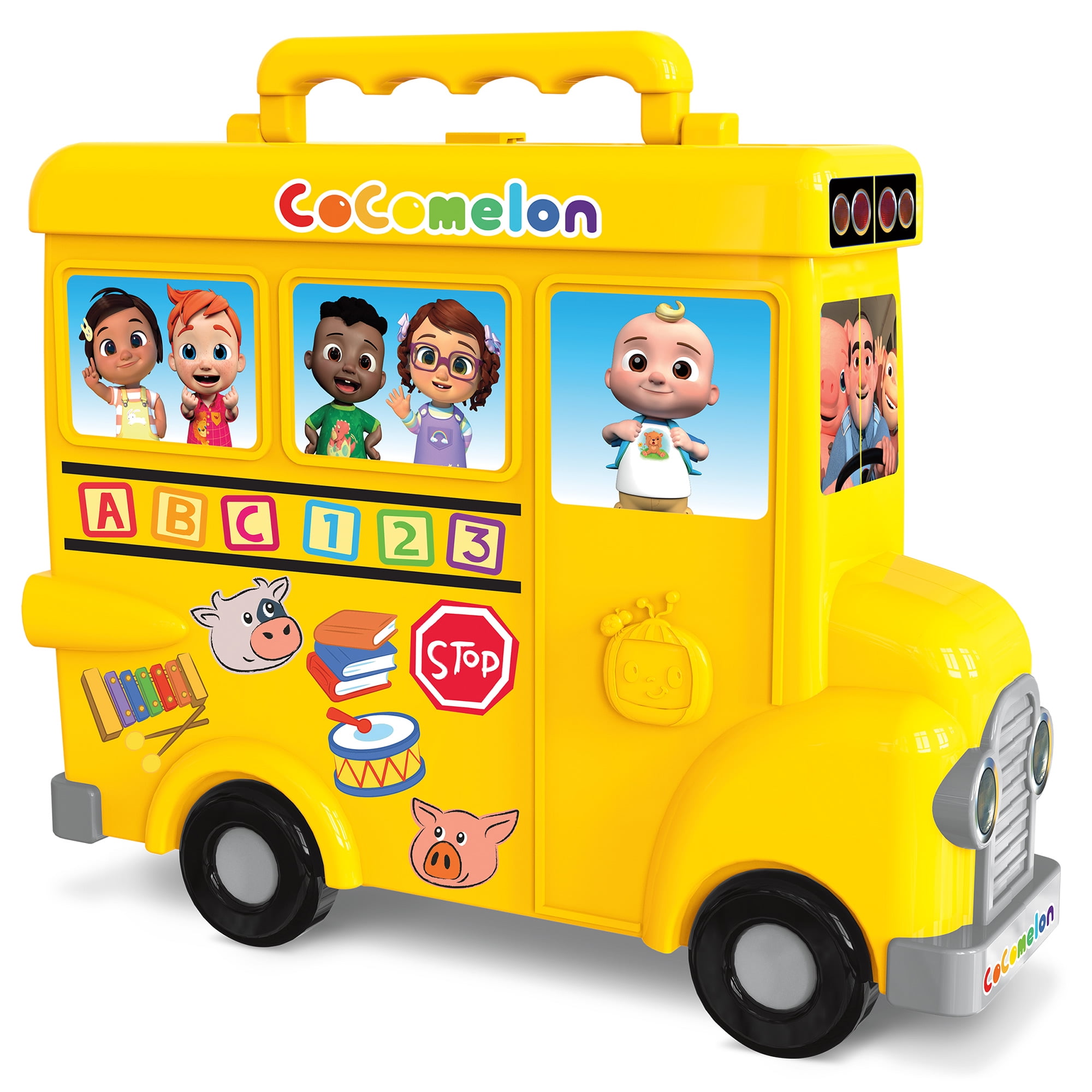 CoComelon: Mold & Play School Bus Softee Dough Kit, Kids Ages 3+