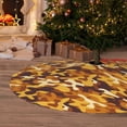 thumbnail image 6 of Yiaed Desert Camouflage Print Christmas Tree Skirt , Tree SkirtsTree Mat for Christmas Winter Holiday Indoor Decorations-30", 6 of 7