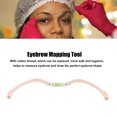 thumbnail image 3 of Eyebrow Line Marker Ruler for DIY Measuring, Lightweight Arch Design, Sturdy and Durable, Sponge Strip, Dropper, Suitable for Beginners, Tattoo Artists, 3 of 7