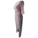 thumbnail image 4 of Moda mujer verano moda sexy sólido un hombro plisado Split Tenedor vestido Fridja  nbo573, 4 of 6