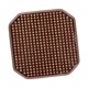 thumbnail image 4 of Funda de asiento de verano con masaje y cojín refrescante, asiento robusto de cuentas de madera cuadradas. Café, 4 of 8