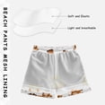thumbnail image 5 of Kids' Beach Pants Comfortable Swim Trunks Cute Yaks Cow Pattern Shorts for Pool Vacation and Lounge Wear Large, 5 of 8
