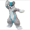 thumbnail image 2 of Husky Dog Fox Furuit Clothing Mascot Costumes Halloween Christmas Event Role-playing Costumes Role Play Dress Fur Set Costume, 2 of 3